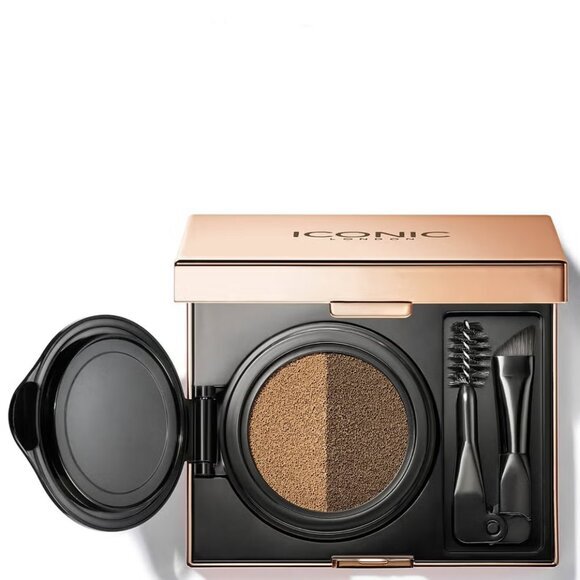 Iconic London NIB Eyebrow Cushion 2-Colour Sculpter Cool Fair Combo - Picture 1 of 8